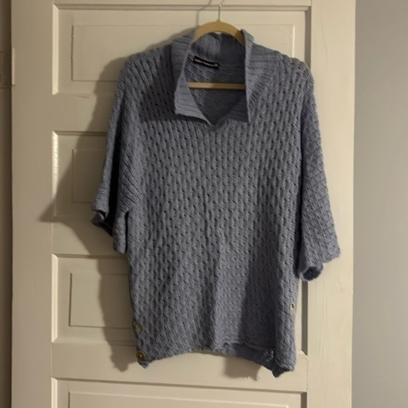 Helen Hammon Vintage Carolina Blue Sweater - Picture 1 of 5